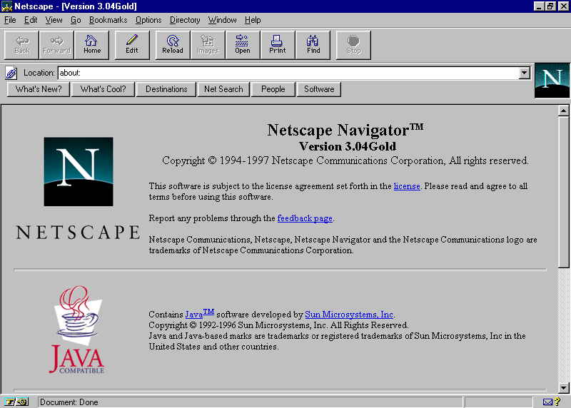 Navegador Netscape 3